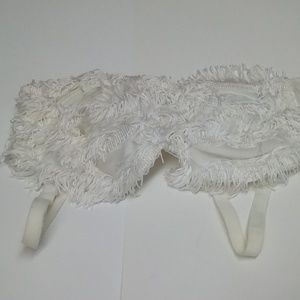 Gelmart Contempo White Tassel Underwire Bra